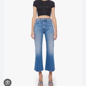 Mother The Hustler Roller Ankle Jeans, size 30, High on the Hog, NWT